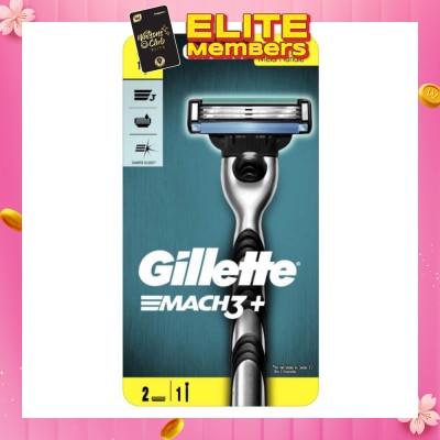 GILLETTE Mach3+ Razor 2Up