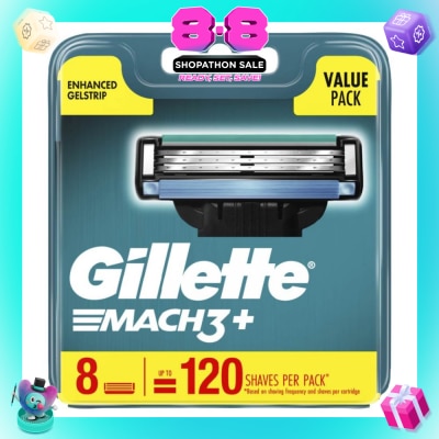 GILLETTE - Mach3+ Cart 8s
