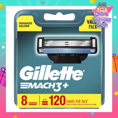 GILLETTE Mach3+ Cart 8s