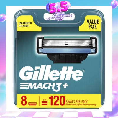 GILLETTE - Mach3+ Cart 8s