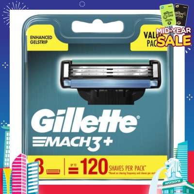 GILLETTE Mach3+ Cart 8s