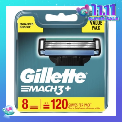 GILLETTE Mach3+ Cart 8s