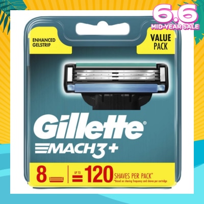 GILLETTE Mach3+ Cart 8s