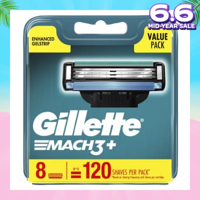 GILLETTE Mach3+ Cart 8s