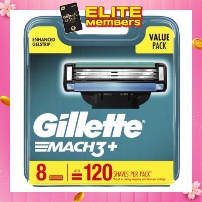 GILLETTE Mach3+ Cart 8s