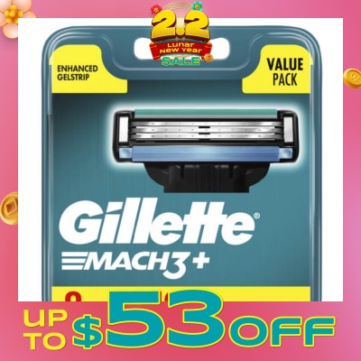 GILLETTE Mach3+ Cart 8s