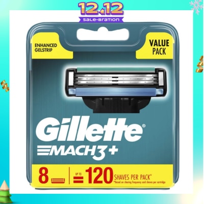 GILLETTE Mach3+ Cart 8s