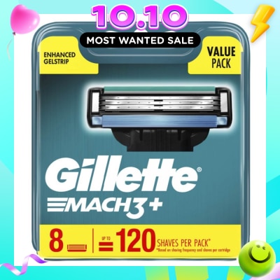 GILLETTE Mach3+ Cart 8s image