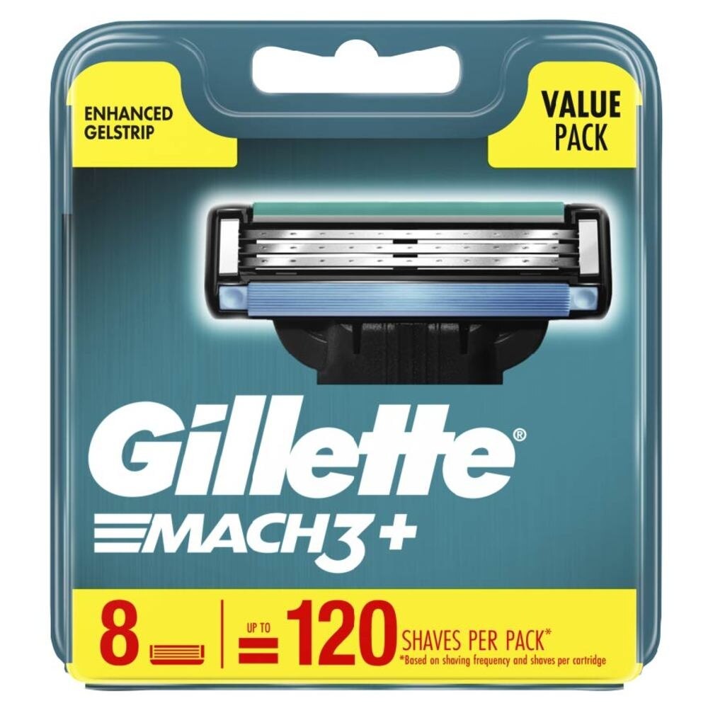 GILLETTE Mach3+ Cart 8s | Shaving & Grooming | Watsons Singapore