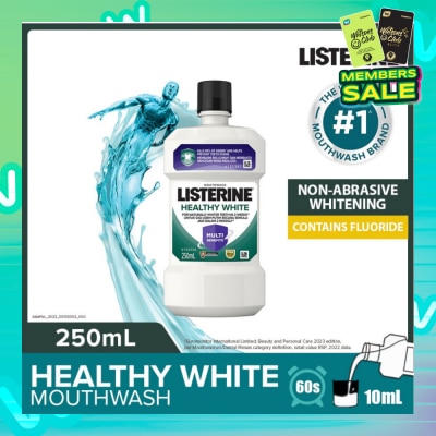 LISTERINE Listerine Healthy White Multi-Action Mouthwash Natural Lemon & Salt 250ml