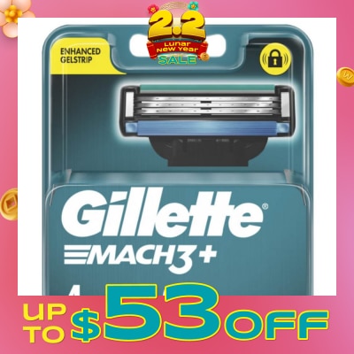 GILLETTE Mach3+ Cart 4s