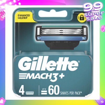 GILLETTE Mach3+ Cart 4s