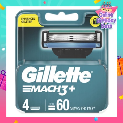 GILLETTE Mach3+ Cart 4s