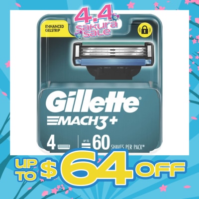 GILLETTE - Mach3+ Cart 4s