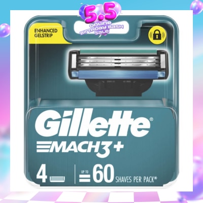 GILLETTE - Mach3+ Cart 4s