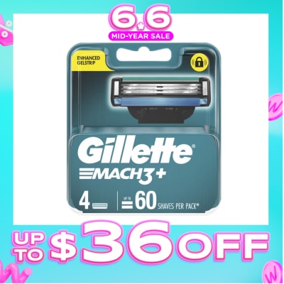 GILLETTE - Mach3+ Cart 4s