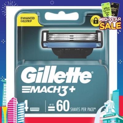 GILLETTE Mach3+ Cart 4s