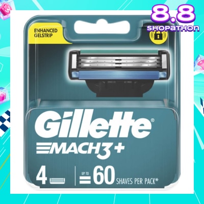 GILLETTE Mach3+ Cart 4s