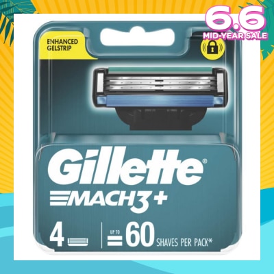 GILLETTE Mach3+ Cart 4s