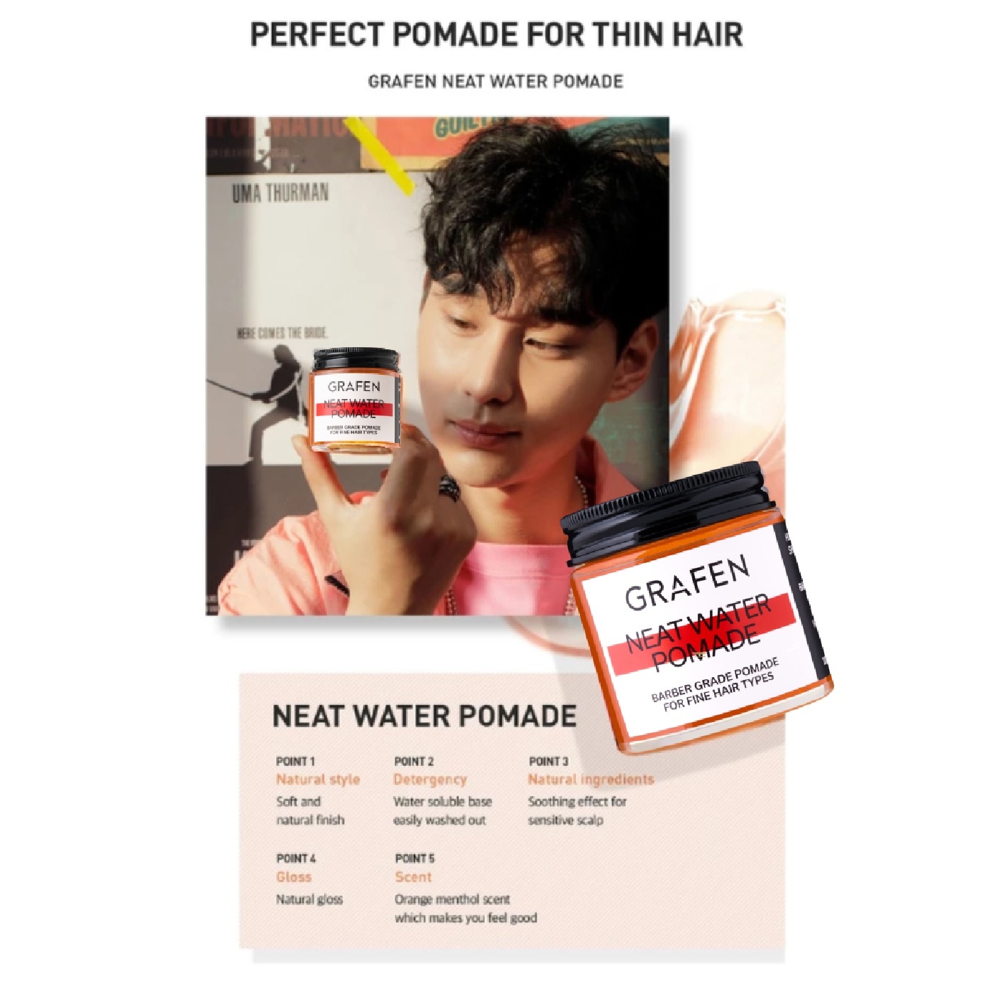 Pomade Neat Water 100g