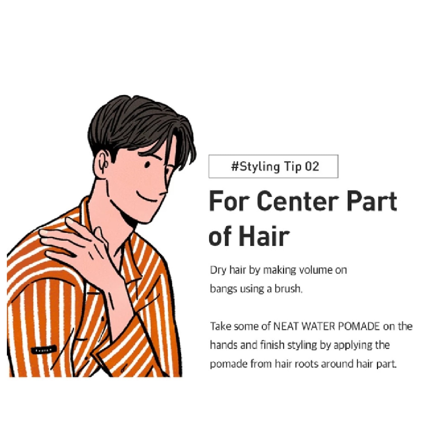 Pomade Neat Water 100g