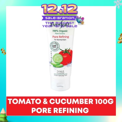 EVERSOFT Organic Tomato & Cucumber Facial Cleanser 100g