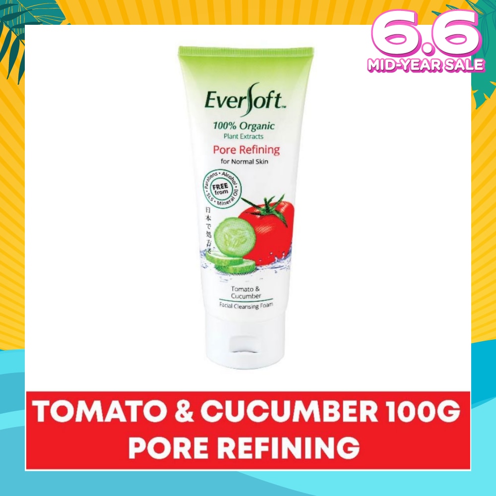 Organic Tomato & Cucumber Facial Cleanser 100g