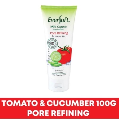 EVERSOFT Organic Tomato & Cucumber Facial Cleanser 100g