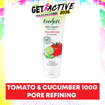 EVERSOFT - Organic Tomato & Cucumber Facial Cleanser 100g image