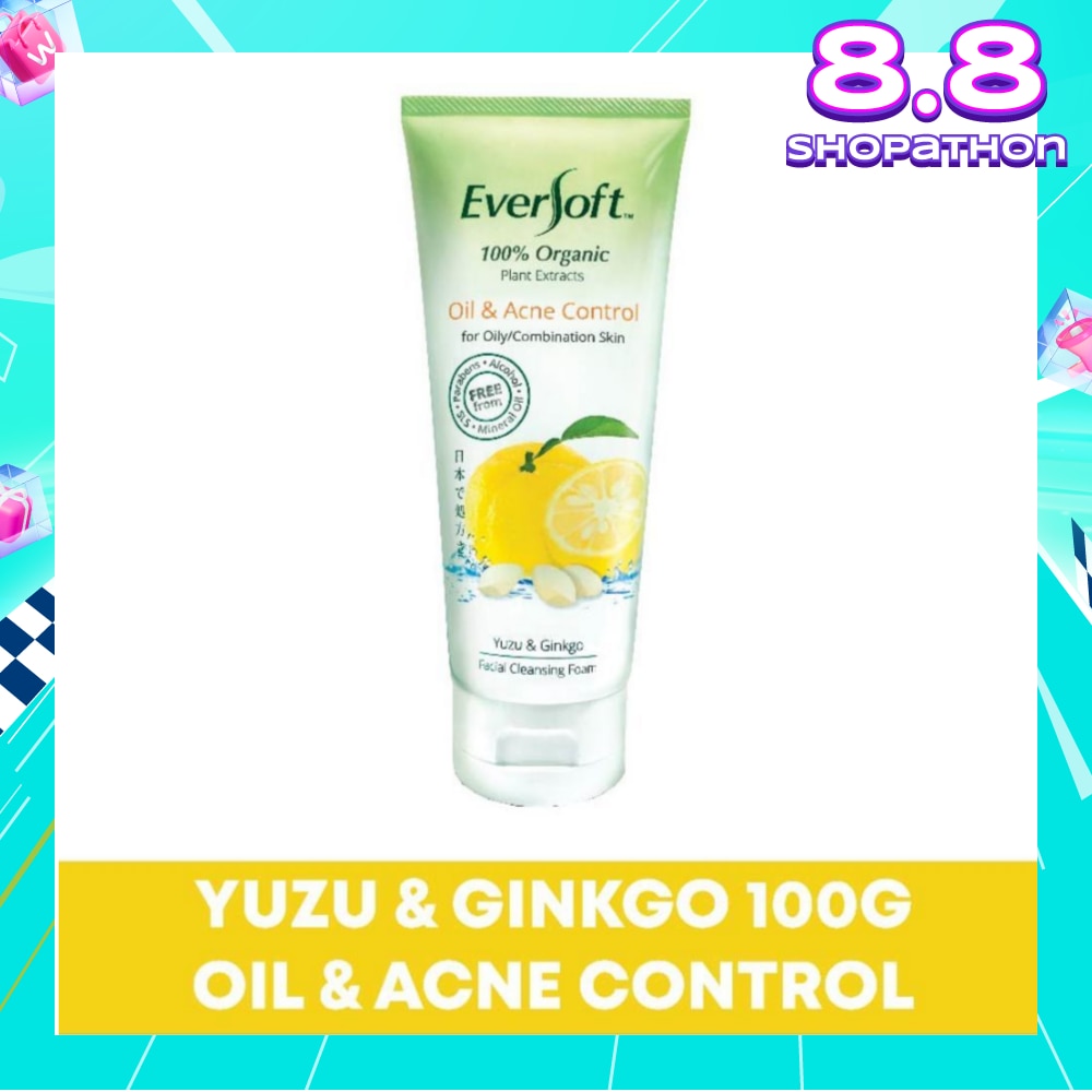 Organic Yuzu & Ginkgo Facial Cleanser 100g