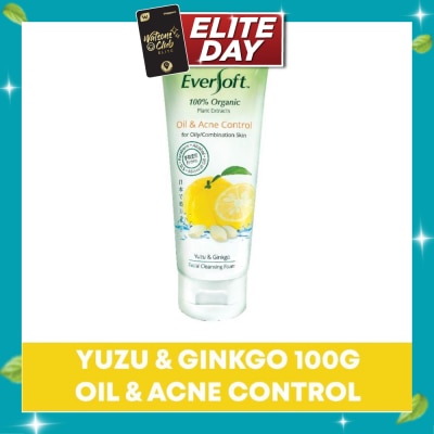 EVERSOFT Organic Yuzu & Ginkgo Facial Cleanser 100g image