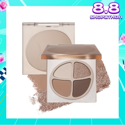 JOOCYEE Mini Quad Eyeshadow F10 Apricot Nude 1s