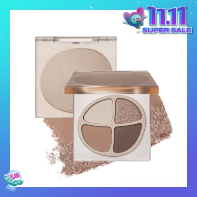 JOOCYEE Mini Quad Eyeshadow F10 Apricot Nude 1s