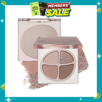 JOOCYEE Mini Quad Eyeshadow F012 Peach Nude 1s image