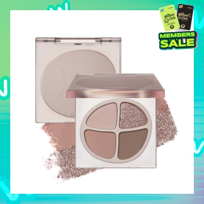JOOCYEE Mini Quad Eyeshadow F012 Peach Nude 1s