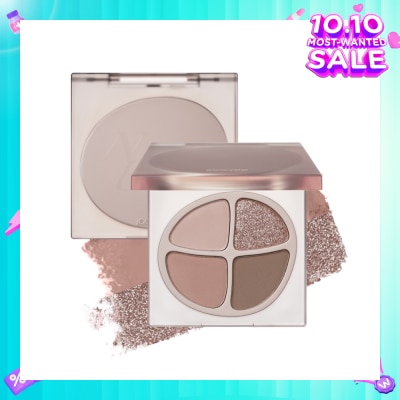 JOOCYEE Mini Quad Eyeshadow F012 Peach Nude 1s