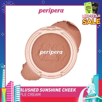 PERIPERA Pure Blushed Sunshine Cheek (Tteok Recipe) 25 Maple Cream 1s