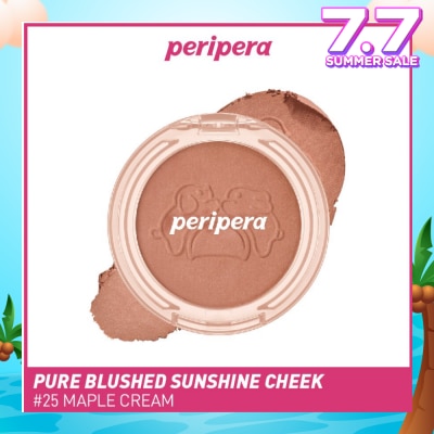 PERIPERA Pure Blushed Sunshine Cheek (Tteok Recipe) 25 Maple Cream 1s