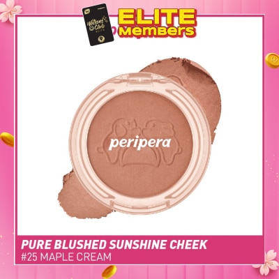 PERIPERA Pure Blushed Sunshine Cheek (Tteok Recipe) 25 Maple Cream 1s