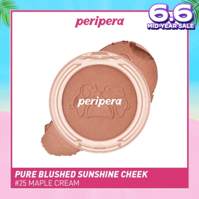 PERIPERA Pure Blushed Sunshine Cheek (Tteok Recipe) 25 Maple Cream 1s