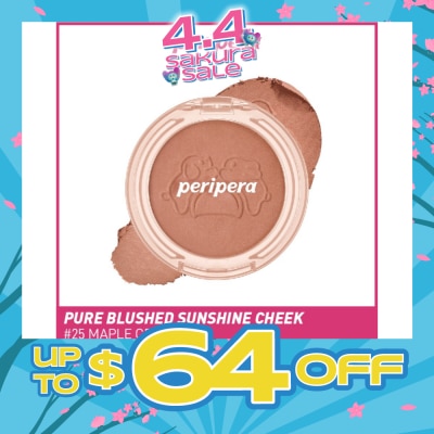 PERIPERA - Pure Blushed Sunshine Cheek (Tteok Recipe) 25 Maple Cream 1s