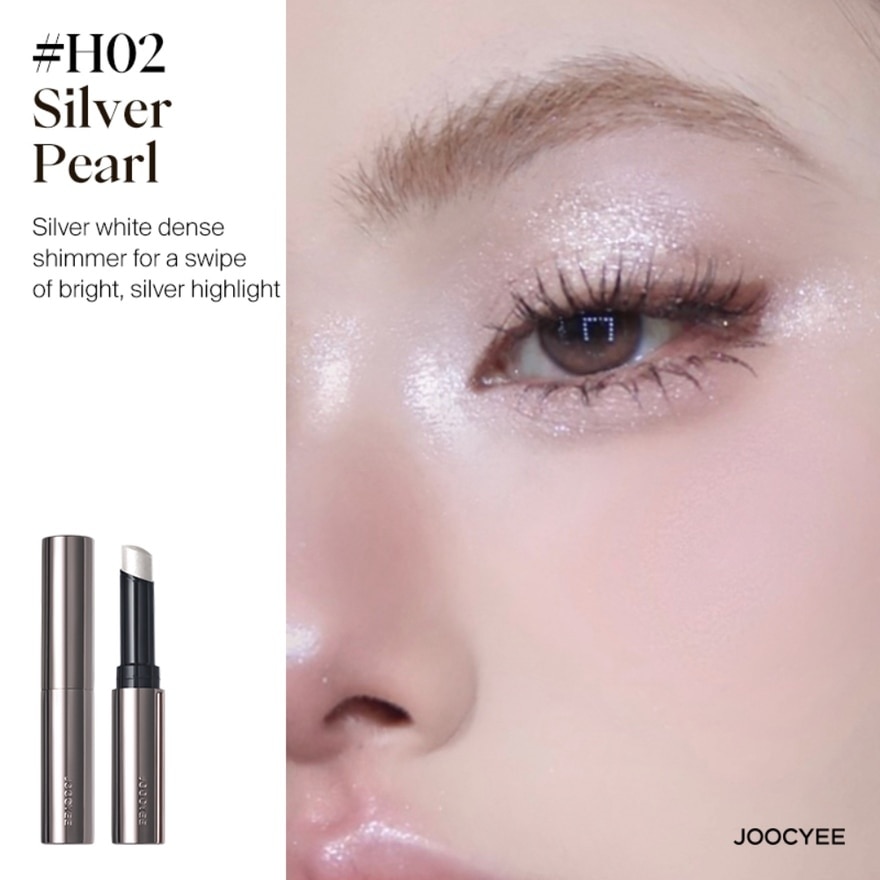 Jelly Highlighter Stick H02 Silver Pearl 1s