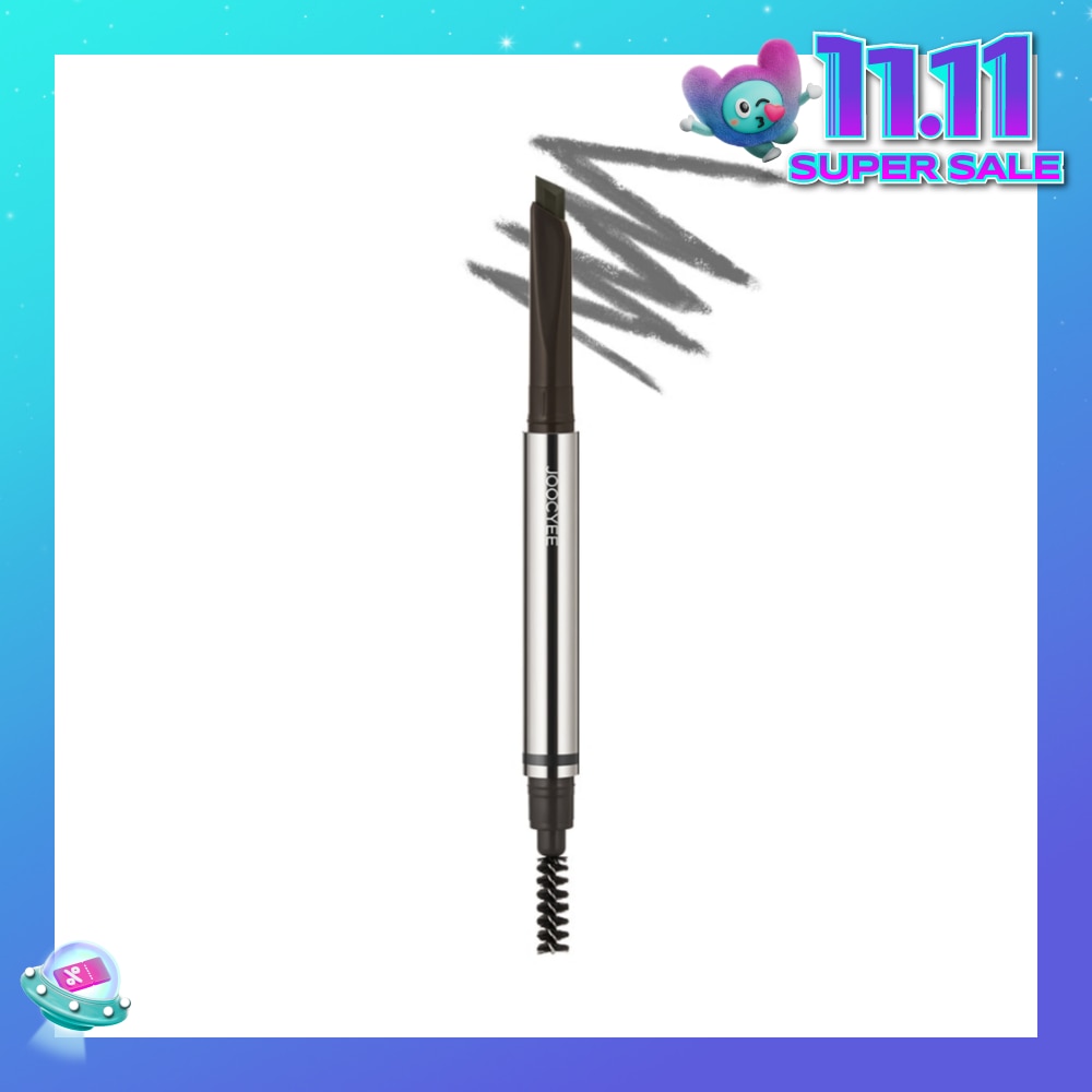 Hexagonal Eyebrow Pencil 01 Ashy Brown 1s