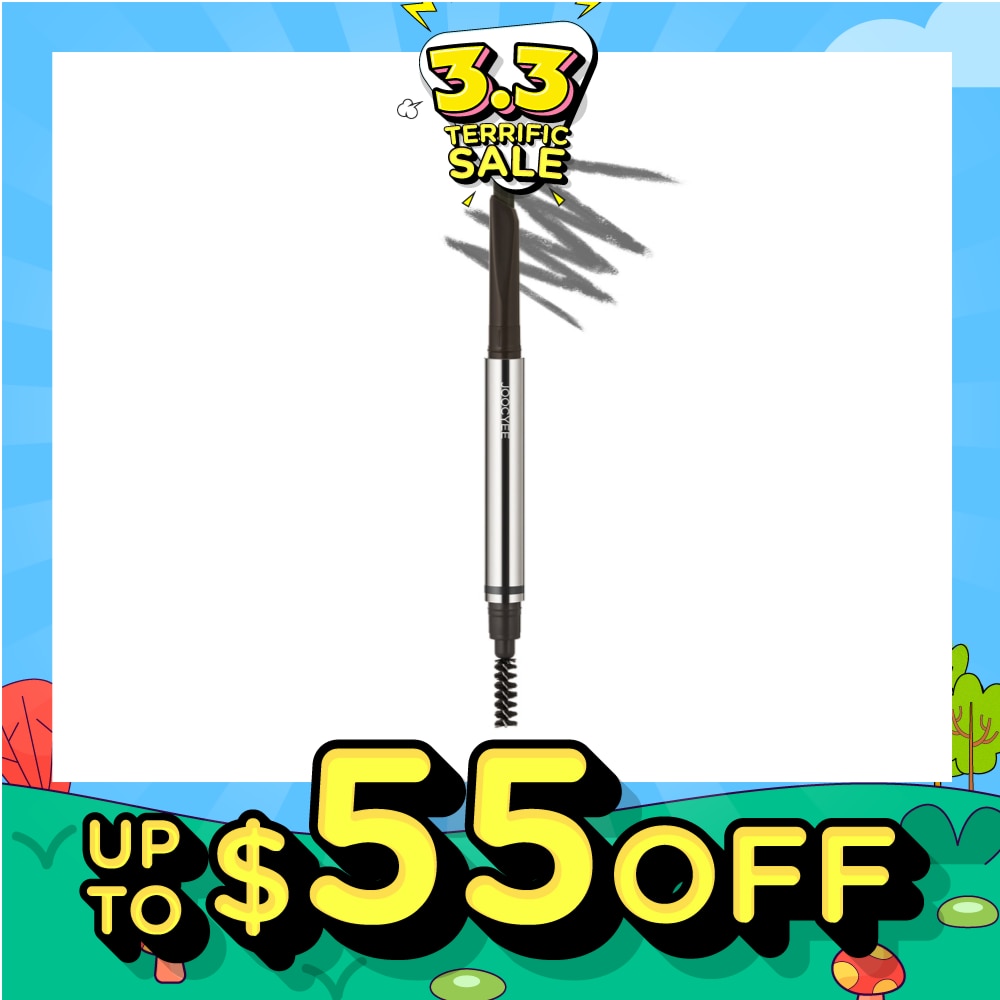 Hexagonal Eyebrow Pencil 01 Ashy Brown 1s