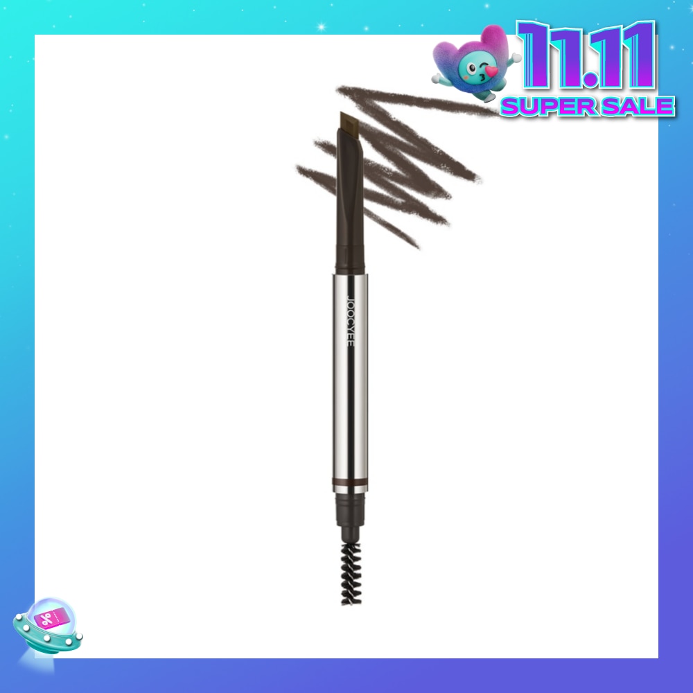 Hexagonal Eyebrow Pencil 02 Dark Brown 1s