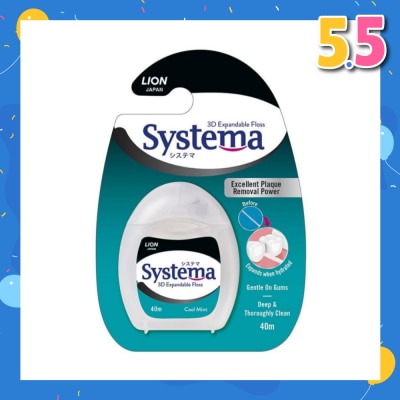 SYSTEMA 3D Expandable Dental Floss 40m