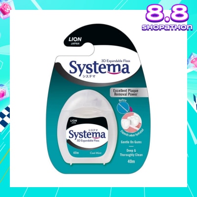 SYSTEMA 3D Expandable Dental Floss 40m
