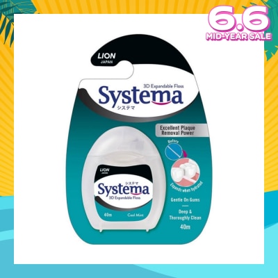 SYSTEMA 3D Expandable Dental Floss 40m
