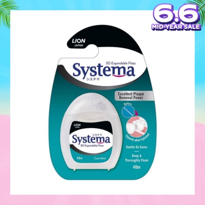 SYSTEMA 3D Expandable Dental Floss 40m