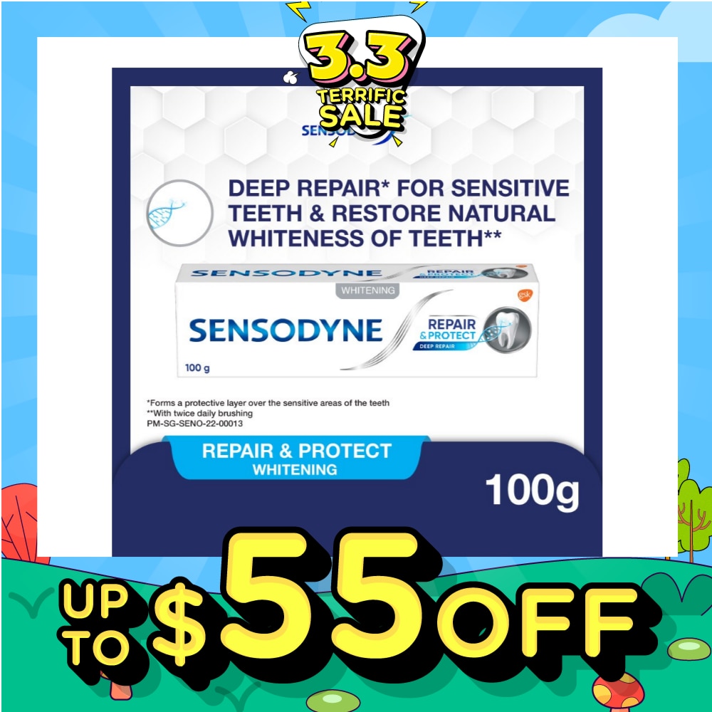 Sensitive Teeth Oral Care Toothpaste Deep Repair & Protect Whitening (Dental Sensitivity Relief) 100g